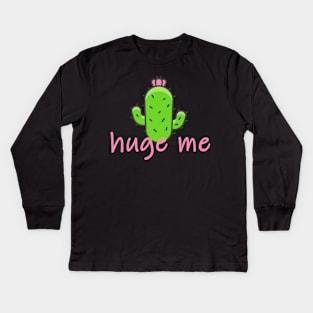 Huge me 2 Kids Long Sleeve T-Shirt